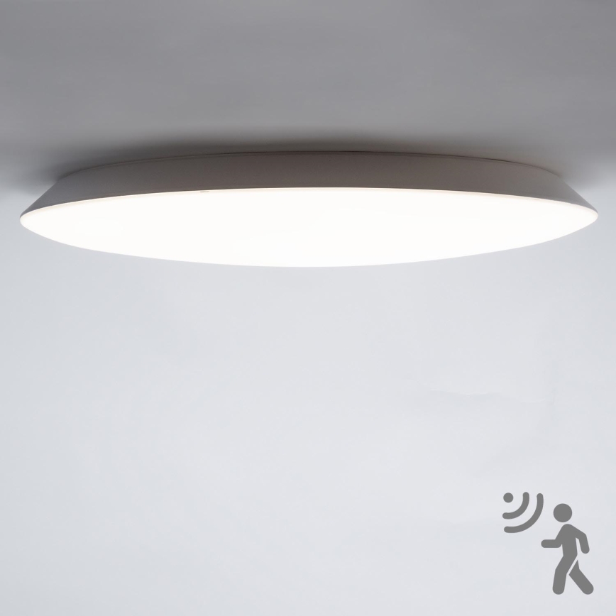 Brilagi - Luminaria de techo LED para baño con sensor VESTAS LED/45W/230V Ø 48 cm 4000K IP54