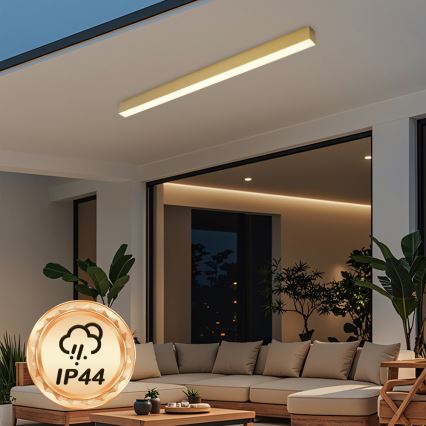 Brilagi - Lámpara LED de techo para baño SLEEKLINE LED/40W/230V 3000/4500/6000K dorada IP44