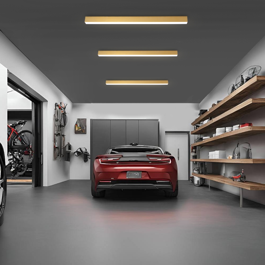 Brilagi - Lámpara LED de techo para baño SLEEKLINE LED/40W/230V 3000/4500/6000K dorada IP44