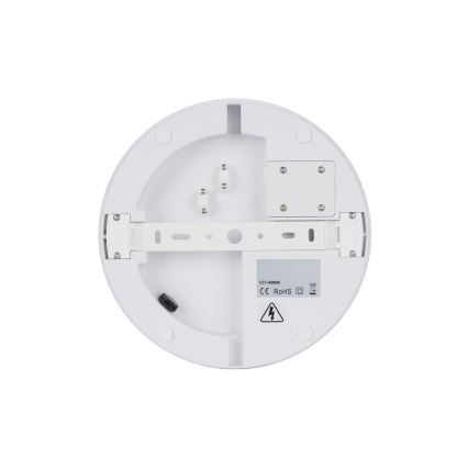 Brilagi - Luminaria de techo LED para exteriores BENE LED/18W/230V diámetro 21,5 cm blanca IP54