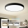 Brilagi - Luminaria de techo LED POOL LED/100W/230V 3000/4500/6000K diámetro 80 cm negro