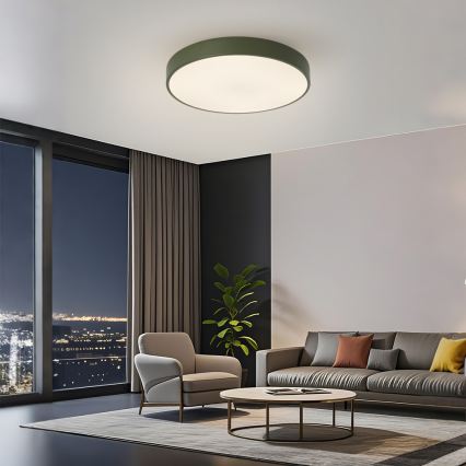 Brilagi - Plafón LED de techo POOL LED/60W/230V 3000/4000/6000K Ø 50 cm verde