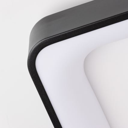 Brilagi - Luminaria de techo LED regulable FALCON II LED/125W/230V 3000-6500K 60x60 cm negra + mando a distancia