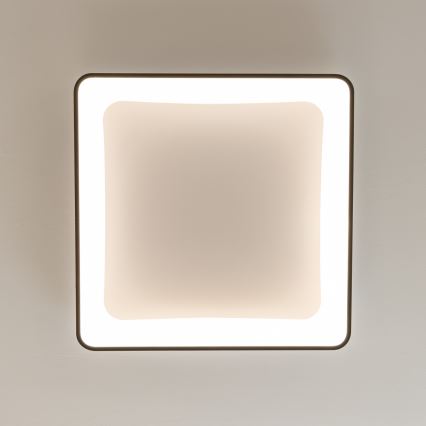 Brilagi - Luminaria de techo LED regulable FALCON II LED/125W/230V 3000-6500K 60x60 cm negra + mando a distancia