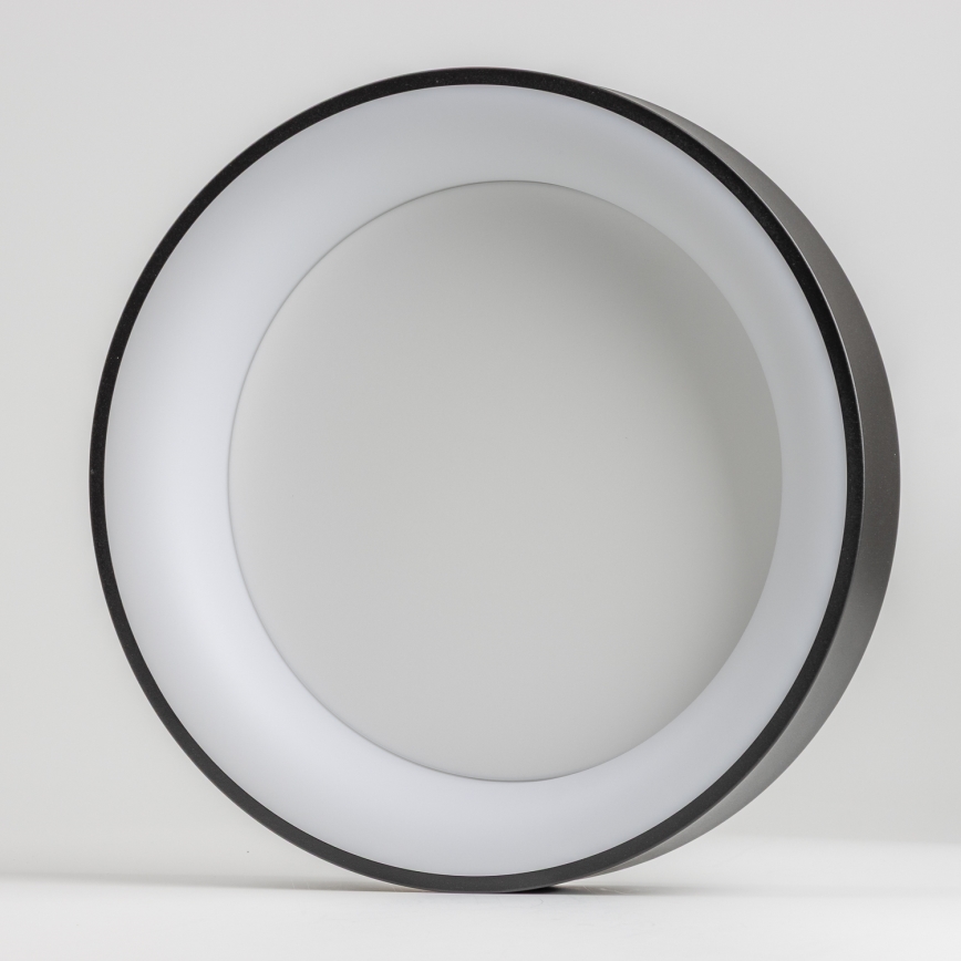 Brilagi - Luminaria de techo LED regulable FALCON LED/80W/230V 3000-6500K diámetro 60 cm negra + mando a distancia