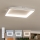 Brilagi - Luminaria de techo LED regulable FALCON SLIM LED/50W/230V 3000-6500K 50x50 cm blanca + mando a distancia