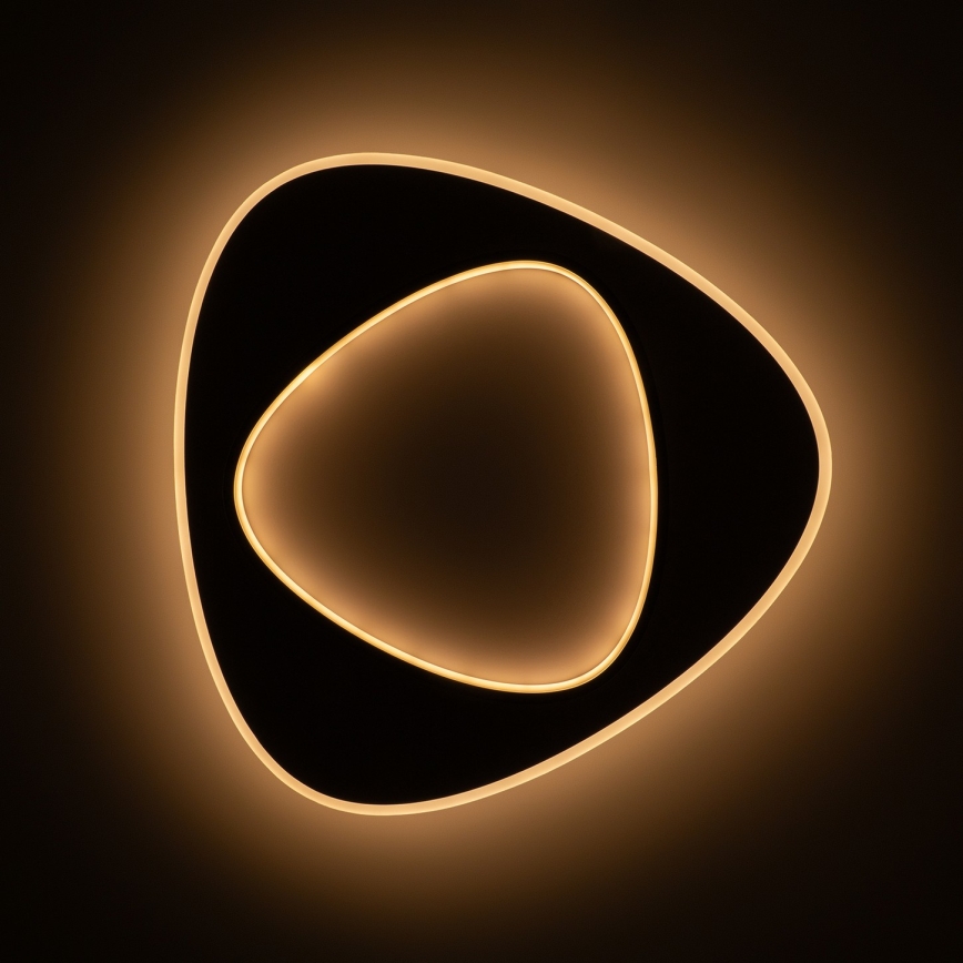 Brilagi - Plafón LED regulable FLARE LED/70W/230V 55x55 cm 3000/4000/6000K + mando a distancia