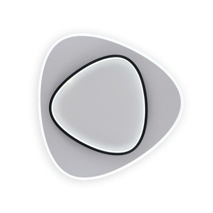 Brilagi - Plafón LED regulable FLARE LED/70W/230V 55x55 cm 3000/4000/6000K + mando a distancia