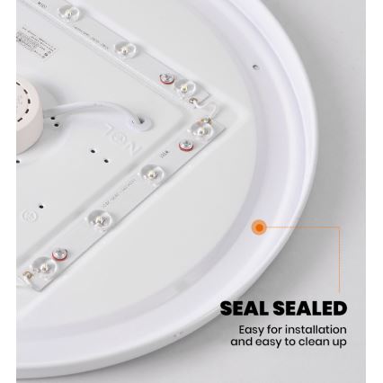 Brilagi - Lámpara de techo LED regulable SMART LED/24W/230V Ø 38 cm 2700-6500K Wi‑Fi Tuya + control remoto