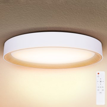 Brilagi - Luminaria de techo LED regulable LARIOS LED/72W/230V 3000-6500K blanca, diámetro 59 cm + mando a distancia
