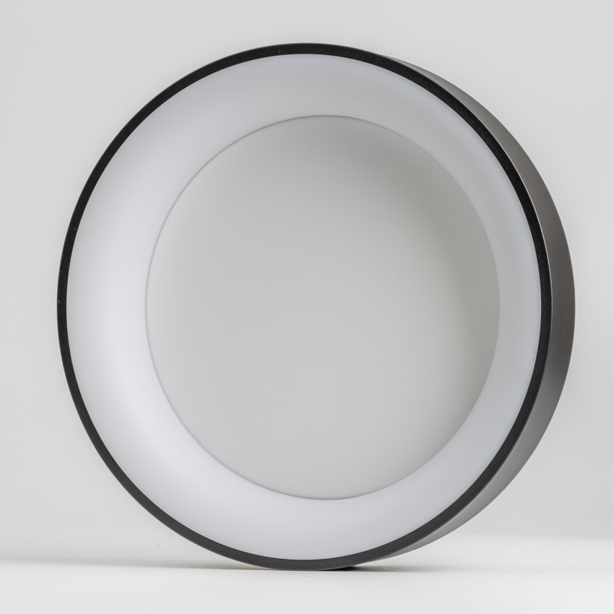 Brilagi - Luminaria de techo LED regulable FALCON LED/40W/230V 3000-6500K diámetro 45 cm negra + mando a distancia