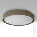Brilagi - Luminaria de techo LED regulable LUCIA LED/60W/230V 3000-6500K Ø 59 cm taupe + mando a distancia