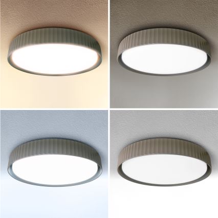 Brilagi - Luminaria de techo LED regulable LUCIA LED/60W/230V 3000–6500K Ø 59 cm taupe + mando a distancia