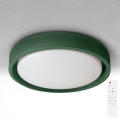 Brilagi - Luminaria de techo LED regulable MATTEO LED/48W/230V 3000-6500K Ø 41 cm verde + mando a distancia