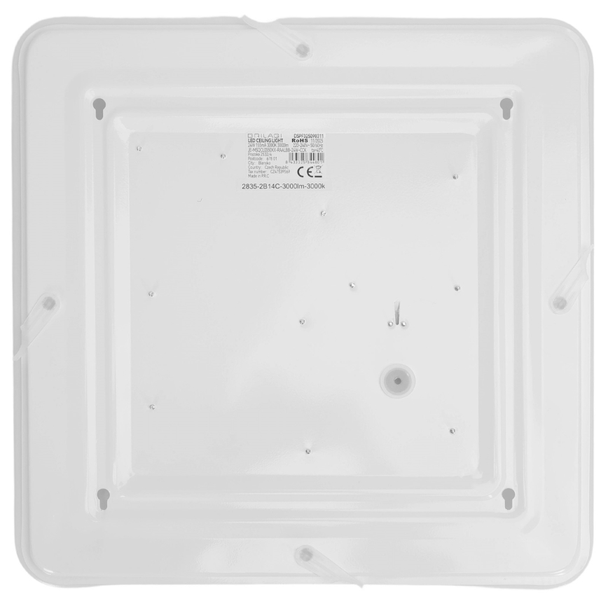 Brilagi - Plafón LED regulable MILKY WAY LED/24W/230V 3000-6500K 37x37 cm + mando a distancia