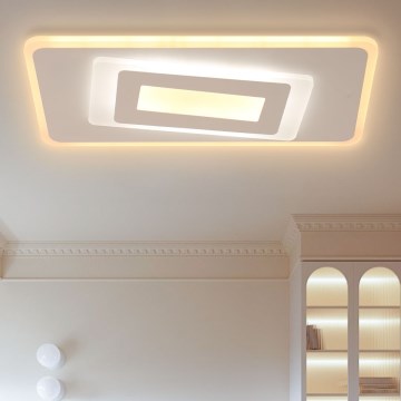 Brilagi - Luminaria de techo LED regulable MODERN LED/51W/230V 3000-6000K 20x40 cm + mando a distancia