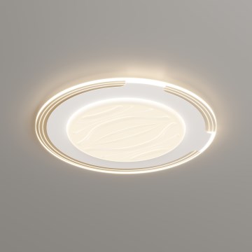 Brilagi - Luminaria de techo LED regulable ORELIS LED/80W/230V 3000-6000K Ø 50 cm + mando a distancia