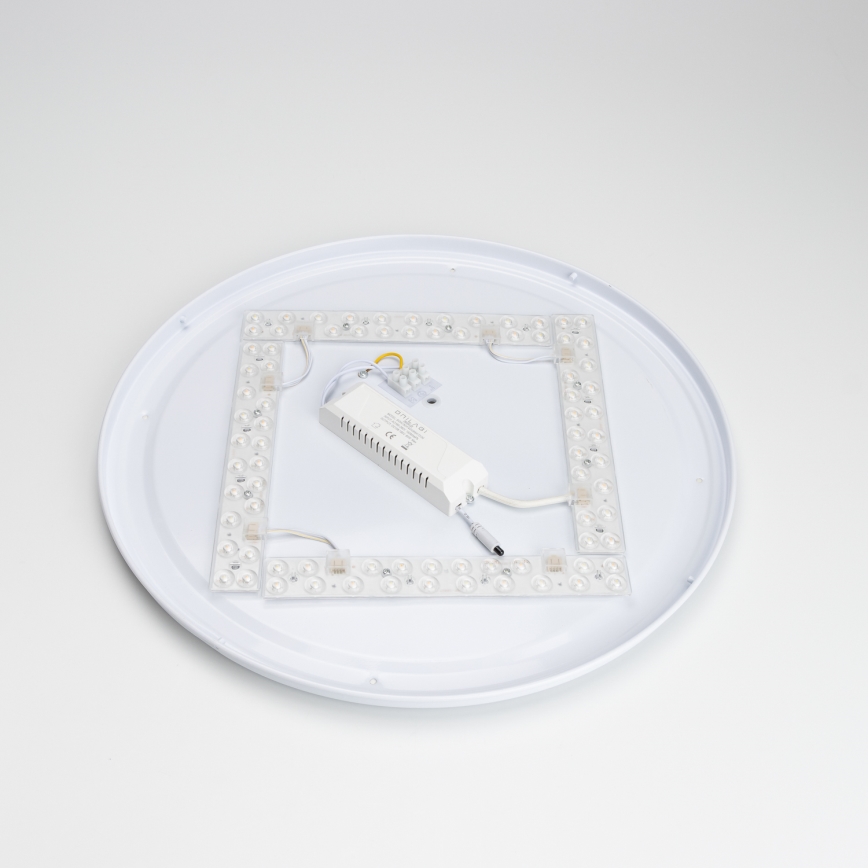 Brilagi - Lámpara de techo LED regulable PINE LED/60W/230V, madera, Ø 52 cm, 3000-6500K + mando a distancia