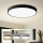 Brilagi - Luminaria de techo LED regulable POOL SMART LED/100W/230V 3000-6000K Ø 80 cm Wi-Fi Tuya negra + mando a distancia