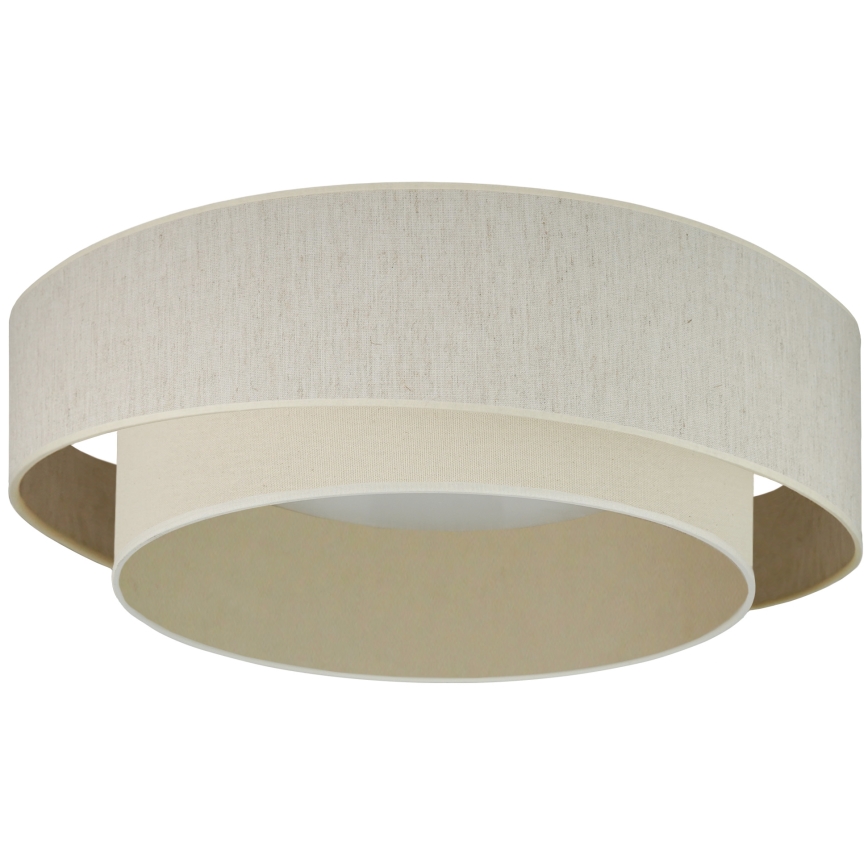 Brilagi - Plafón LED regulable SHINE LED/24W/230V Ø 60 cm 3000/4000/6500K color crema + mando a distancia
