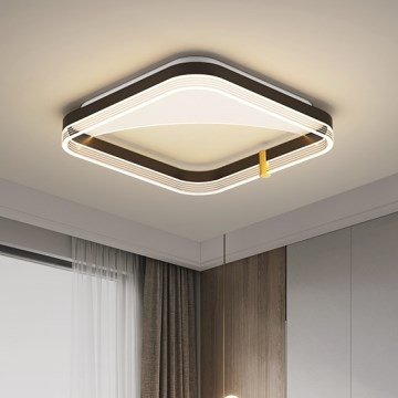 Brilagi - Luminaria de techo LED regulable SIRELI LED/56W/230V 3000-6000K 40x40 cm + mando a distancia