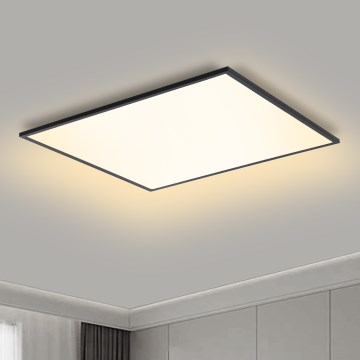 Brilagi - Luminaria de techo LED regulable SLIMFRAME LED/58W/230V 60x60 cm 3000-6000K negra + mando a distancia
