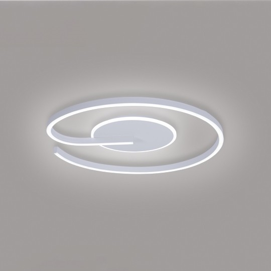 Brilagi - Luminaria de techo LED regulable SPIRAL LED/56W/230V Ø 50 cm 3000/4000/6000K + mando a distancia