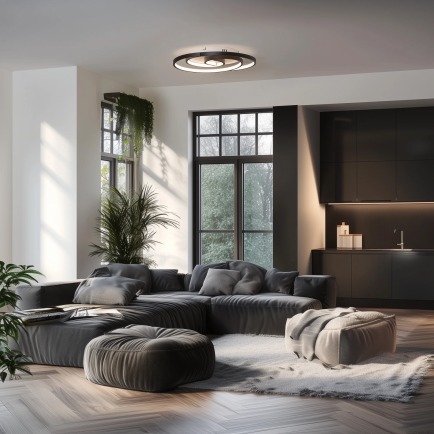 Brilagi - Luminaria de techo LED regulable VELO LED/52W/230V 38x48 cm 3000/4000/6000K + control remoto