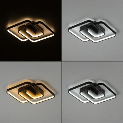 Brilagi - Plafón LED regulable VELO LED/64W/230V 3000-6500K 48x48 cm + mando a distancia