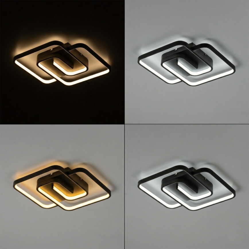 Brilagi - Plafón LED regulable VELO LED/64W/230V 3000-6500K 48x48 cm + mando a distancia