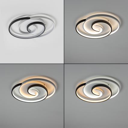 Brilagi - Luminaria de techo LED regulable VELO XL LED/83W/230V 3000-6500K 46,7x59,5 cm + mando a distancia