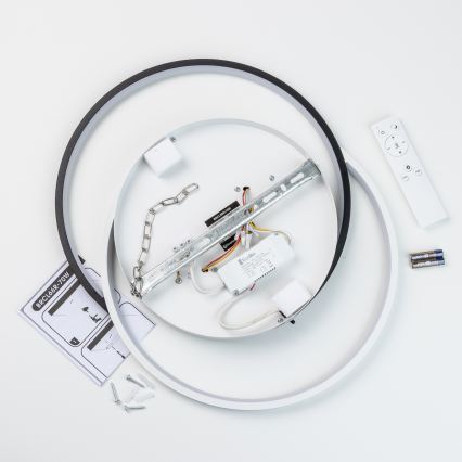 Brilagi - Luminaria de techo LED regulable VELO XL LED/83W/230V 3000-6500K 46,7x59,5 cm + mando a distancia