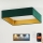 Brilagi - Luminaria de techo LED regulable VELVET SQUARE SMART LED/36W/230V 60x60 cm 2700-6500K Wi-Fi Tuya + mando a distancia, color verde