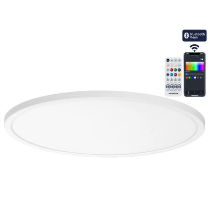 Brilagi - Luminaria de techo LED RGBW regulable VIBE LED/36W/230V 3000-6500K Ø 40 cm blanca + control remoto