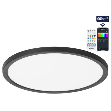 Brilagi - Plafón LED RGBW regulable VIBE LED/36W/230V 3000-6500K Ø 40 cm negro + mando a distancia