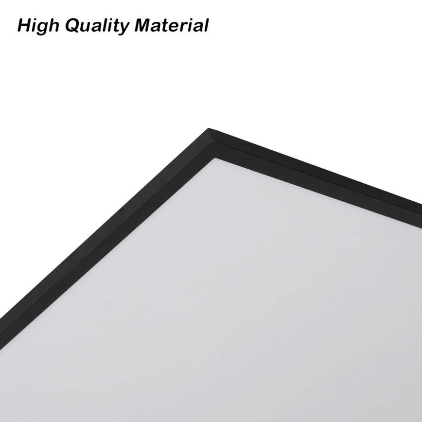 Brilagi - Luminaria de techo LED SLIMFRAME LED/80W/230V 120x60 cm 3000/4000/6000K negra