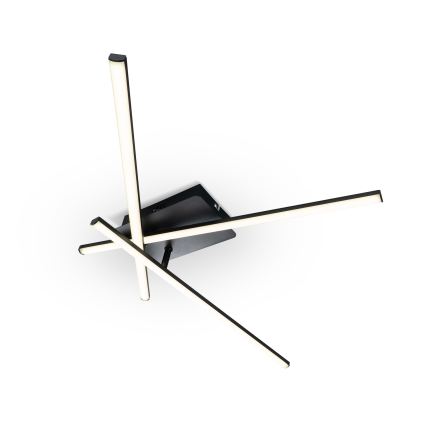 Brilagi - Plafón LED de techo STRIPES LED/30W/230V 51x78 cm negro