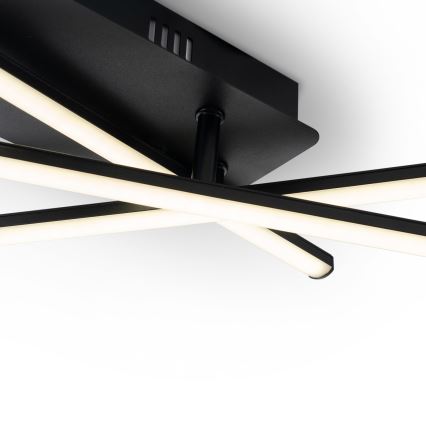 Brilagi - Plafón LED de techo STRIPES LED/30W/230V 51x78 cm negro