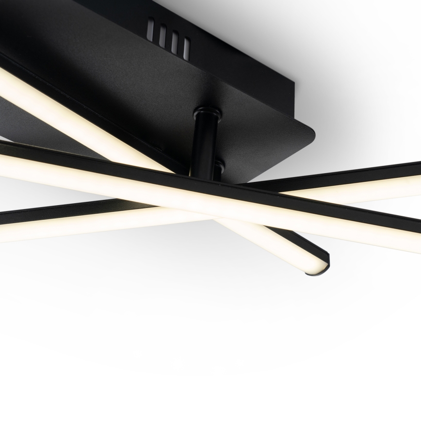 Brilagi - Plafón LED de techo STRIPES LED/30W/230V 51x78 cm negro