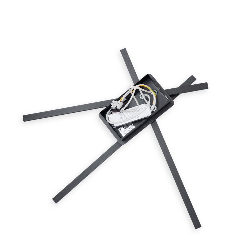 Brilagi - Plafón LED de techo STRIPES LED/30W/230V 51x78 cm negro