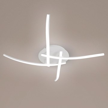 Brilagi - Luminaria de techo LED STRIPES LED/32W/230V 60x60 cm blanca