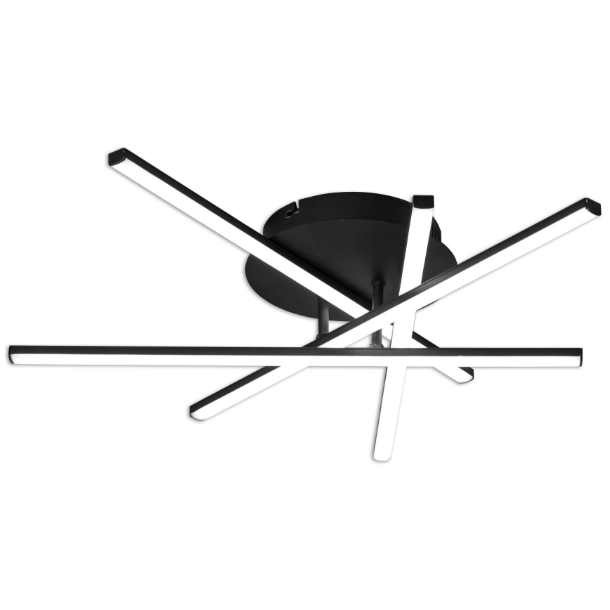 Brilagi - Plafón LED STRIPES LED/40W/230V 60x60 cm negro