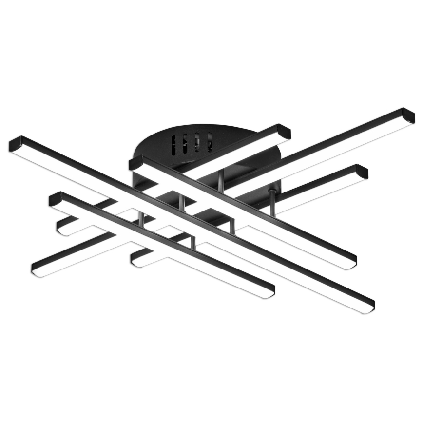 Brilagi - Plafón LED STRIPES LED/42W/230V 51x51 cm negro