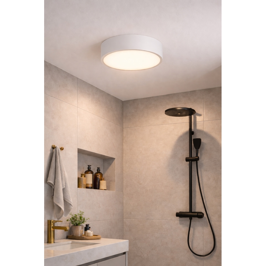 Brilagi - Luminaria de techo para baño POOL 5xE27/15W/230V Ø 60 cm IP54 blanca
