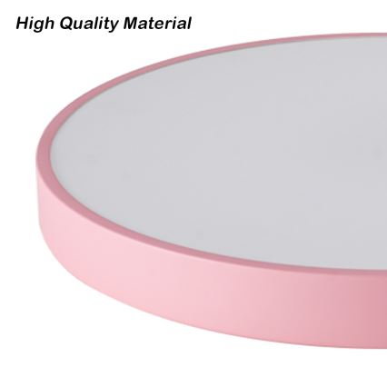 Brilagi - Plafón LED POOL/36W/230V 3000/4000/6000K Ø 30 cm, rosa