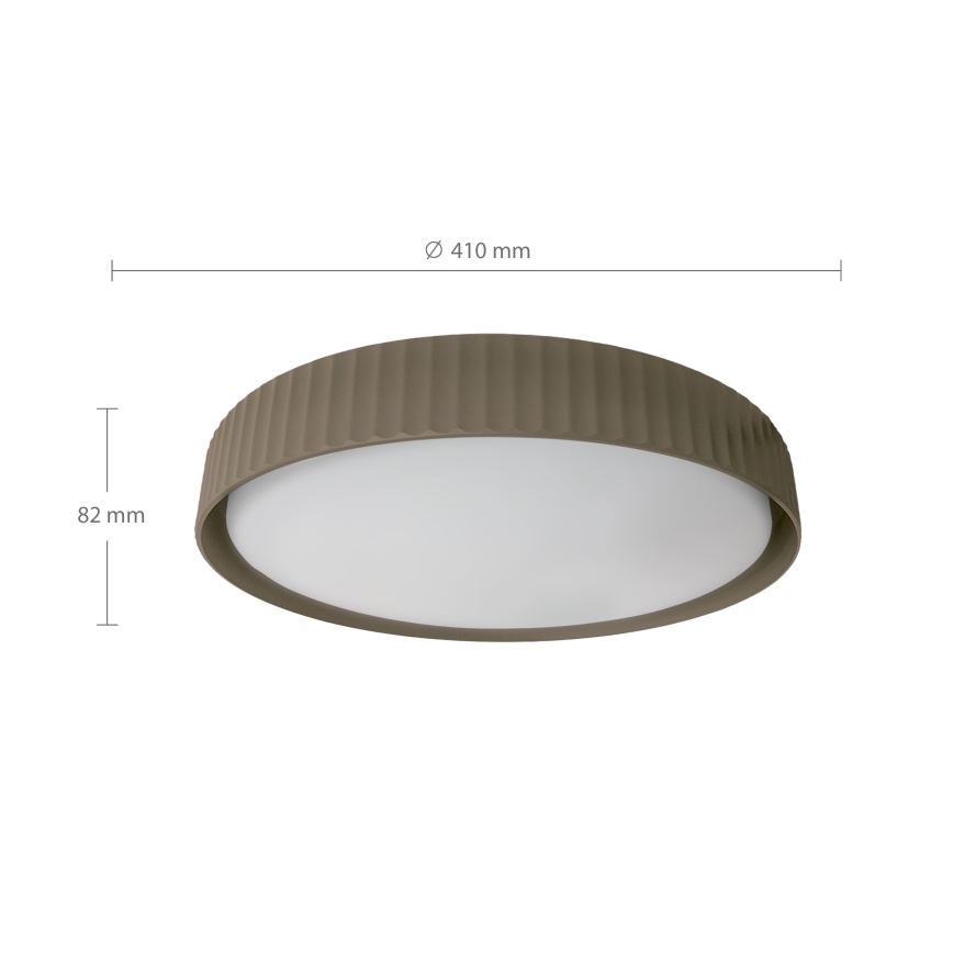 Brilagi - Luminaria de techo LED regulable LUCIA LED/48W/230V 3000-6500K Ø 41 cm taupe + mando a distancia