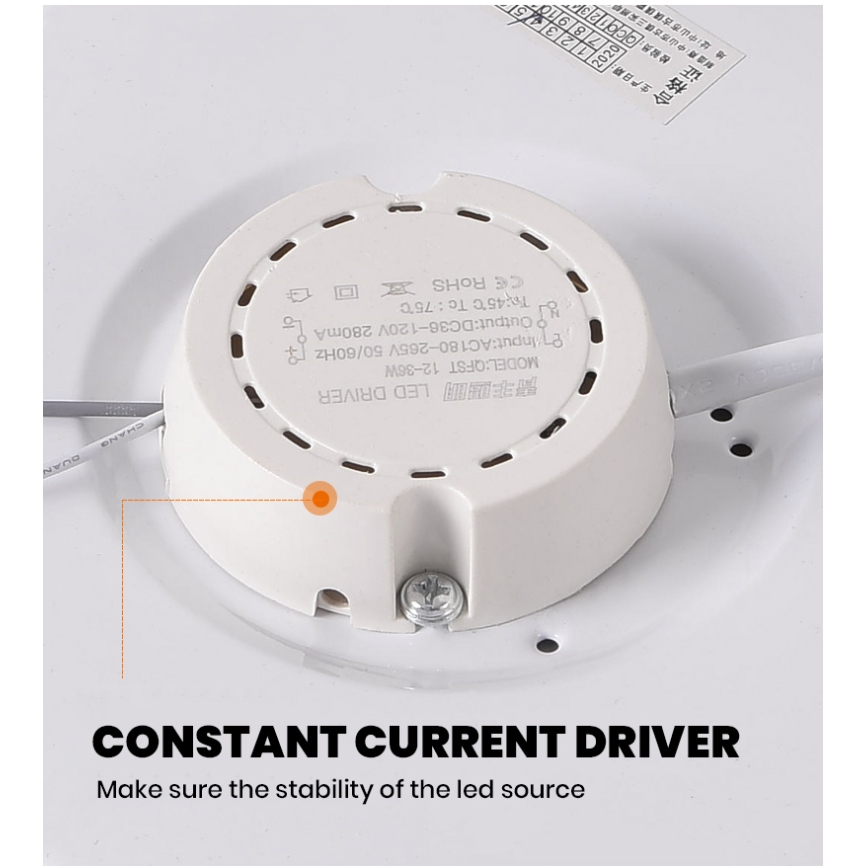 Brilagi - Lámpara de techo LED regulable SMART LED/24W/230V Ø 38 cm 3000-6000K Wi-Fi Tuya Beacon + control remoto