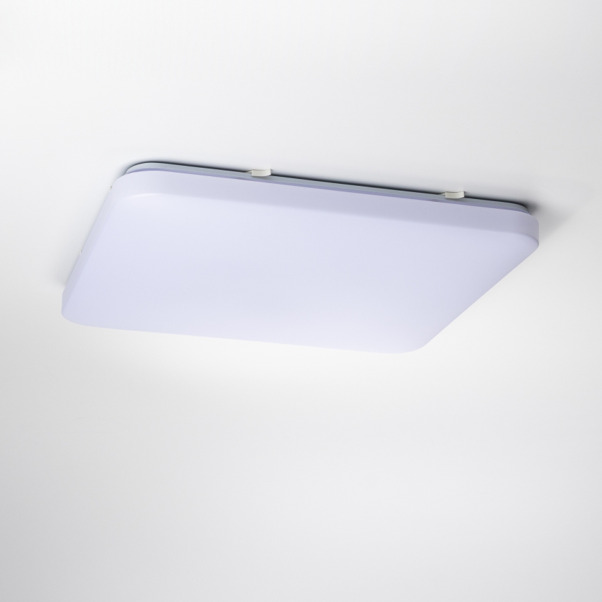Brilagi - Luminaria de techo LED regulable inteligente, 36W, 230V, 53 x 53 cm, 3000–6000K, Wi-Fi Tuya Beacon + control remoto