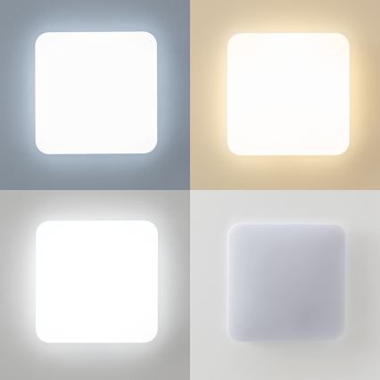 Brilagi - Luminaria de techo LED regulable inteligente, 36W, 230V, 53 x 53 cm, 3000–6000K, Wi-Fi Tuya Beacon + control remoto