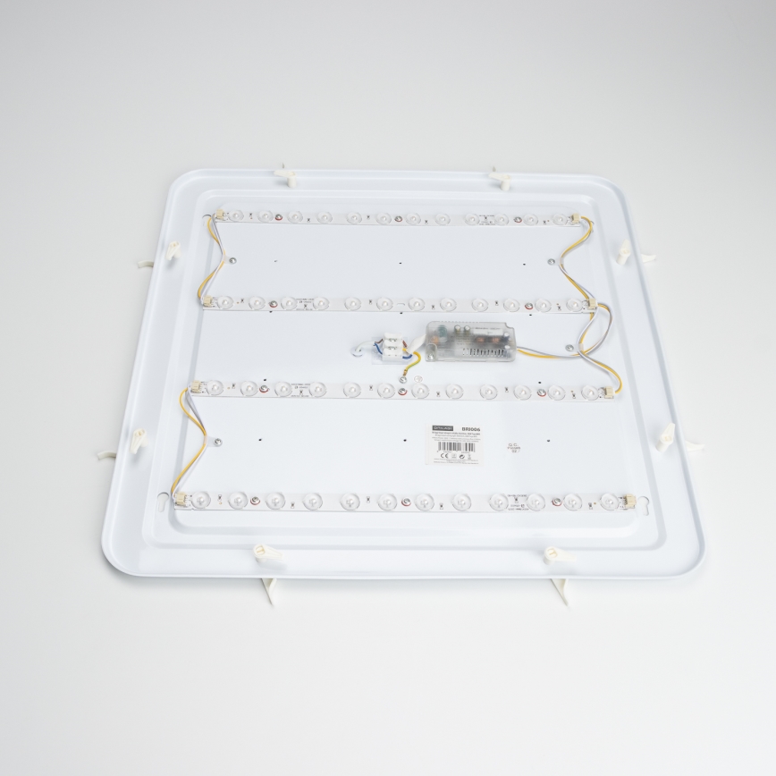 Brilagi - Luminaria de techo LED regulable inteligente, 36W, 230V, 53 x 53 cm, 3000–6000K, Wi-Fi Tuya Beacon + control remoto